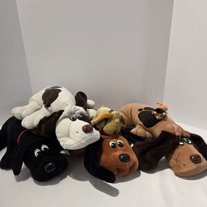 Lot Of 6 Pound Puppies brown Black Dog Lion + Kennel Kuddles Vintage And 2025
